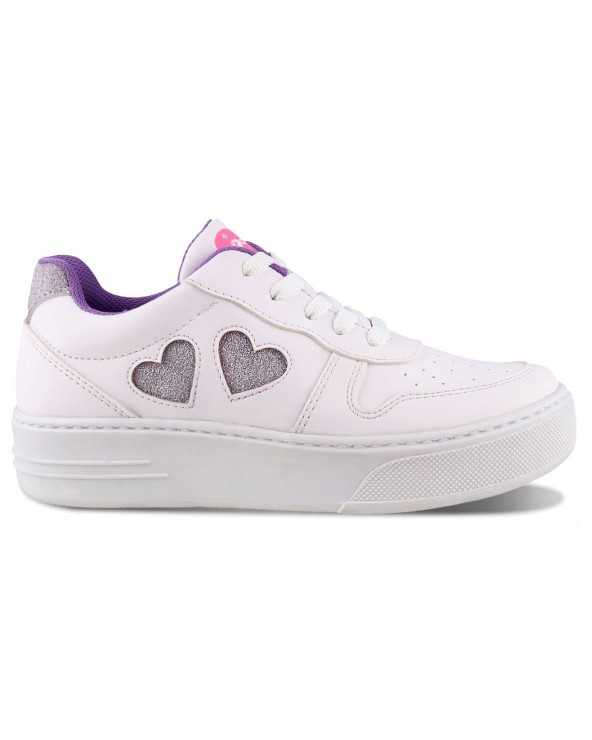 Tenis de Niña con Corazones Brillantes Dominiq Mod. 2467