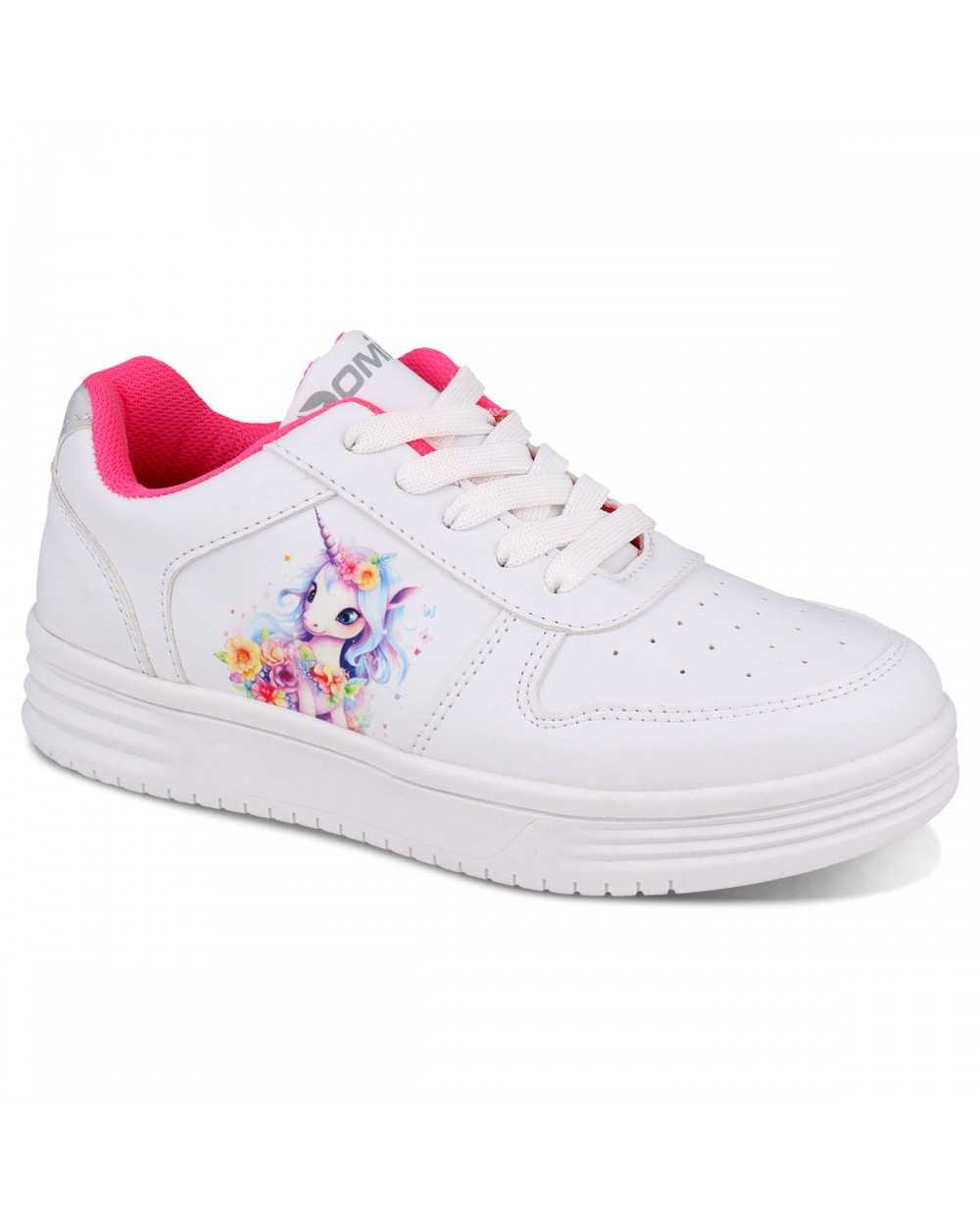 Tenis choclo con Unicornio para Niña Dominiq Mod. 2449